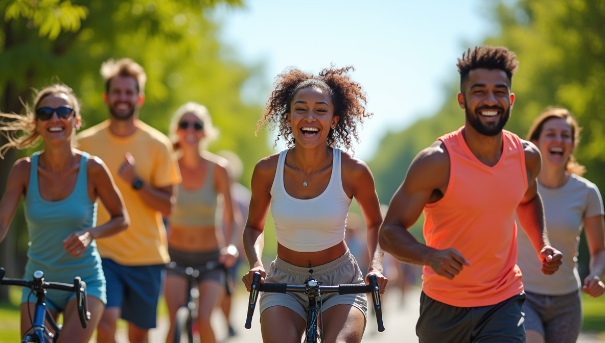 Abstract illustration representing calm mindful breaks during a busy day